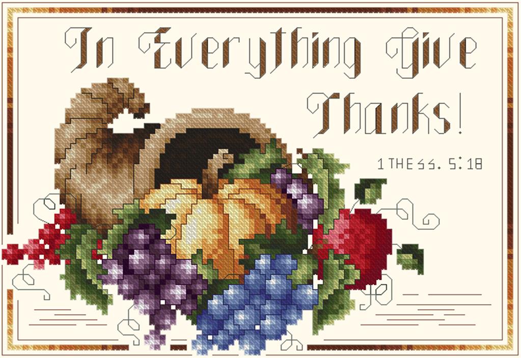 Give Thanks Cornucopia